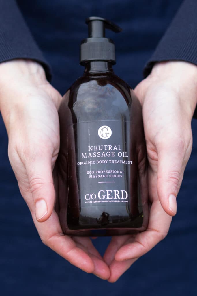 Ik gebruik biologische massage olie uit Zweden Massage Zeist
